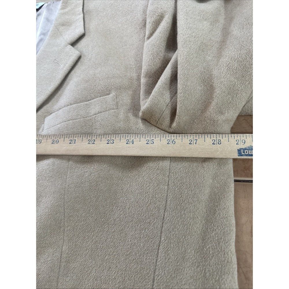 Joseph & Feiss Jacket Mens 54L Big & Tall Portly Tan Camelhair Blazer Sport Coat - Picture 8 of 12